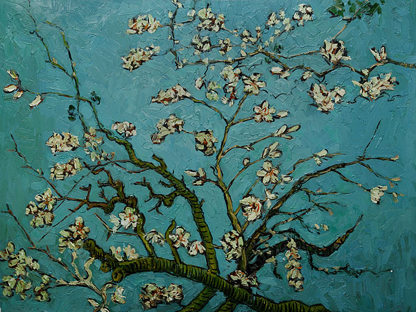 Branches of an Almond Tree in Blossom - Van Gogh Painting On Canvas